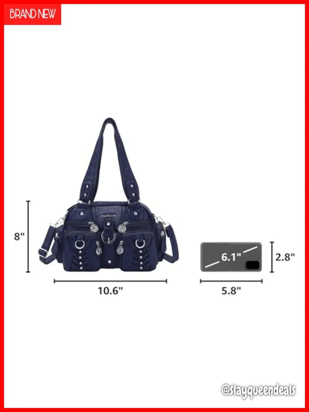 Soft Washed Vegan Leather Hobo Bag, Multi-Pocket Crossbody
